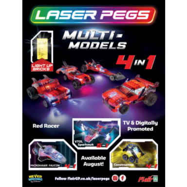 Laser Pegs Trade Advert